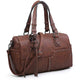 Dasein Large Women's Barrel Handbag Top-handle Tote Work Travel Bag(-1-N)