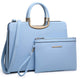 Pebble Texture Solid Color Elegant Top-Handle Handbag