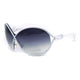 Women's Chic Open Temple Fashion Sunglasses - White