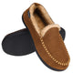 VONMAY Men's Moccasin Slippers Fuzzy House Shoes Winter Memory Foam