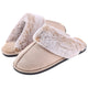 VONMAY Women's Scuff Slippers Memory Foam Fuzzy Slip-On House Shoes
