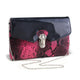 Women's Snakeskin Faux Leather Fashion Clutch with Chain Strap