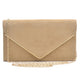 Women Faux Suede Velvet Formal Evening Party Clutch Purses