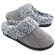 VONMAY Women's Slippers Chenille Knit Slip-on Shoes Memory Foam