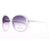 Anais Gvani Chic Open Temple Fashion Sunglasses - White - Dasein Bags