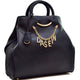 Dasein Charm Tote Bag with Embossed Trim