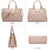 Women Solid Color Medium Top Handle Tote Bag Vegan Leather