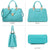 Women Solid Color Medium Top Handle Tote Bag Vegan Leather