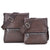 2-in-1 soft water wash faux leather medium n mini crossbody/messenger bag