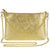 Italy Genuine Leather Clutch Bag with GoldChain Shoulder Strap