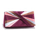 Women's Pleated Color Wheel Inspired Evening Bag