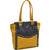 Dasein® Pyramid Studded Two Tone Winged Tote