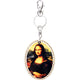 Mona Lisa slide mirror key chain