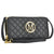 Soft Quilted Emblem Double layer with Shoulder and Wristlet Strap