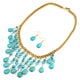 Raindrop Turquoise Necklace and Earring Set