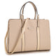 Dasein Zip Around Logo Briefcase Tote