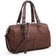 Dasein Large Women's Barrel Handbag Top-handle Tote Work Travel Bag(-N)