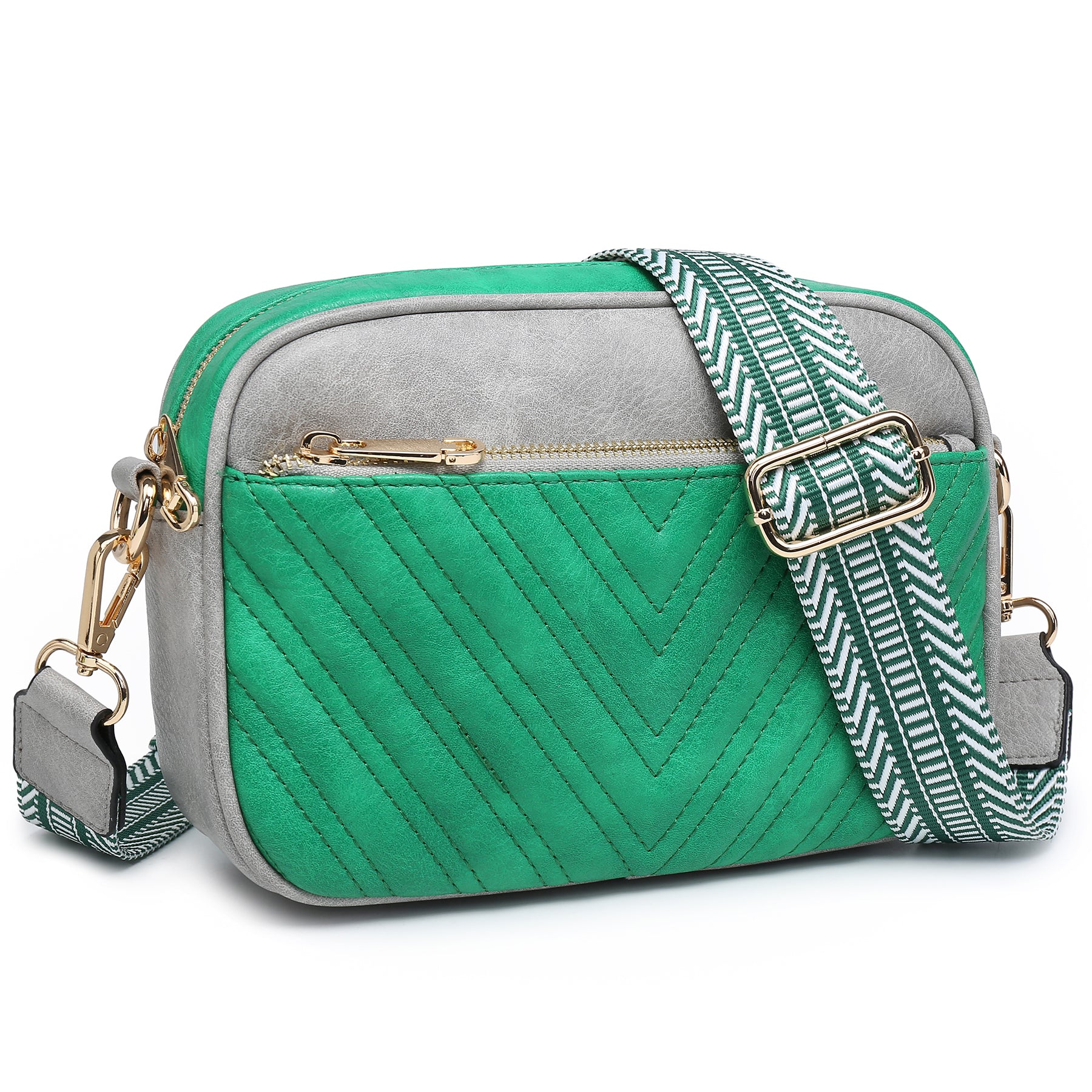 ショルダーバッグ・ポシェット V73 Women Messenger Bags 73BS8GX01MARTHAVERDE Green Leather Satchel Bags For Men And Women By Yoshi – Tagged 