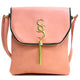 Gold-Tone Tassel Messenger Bag