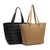 Dasein 2-In-1 Medium Striped Tote