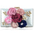 Women Flower Evening Bag Prom Cocktail Clutch with Pearl Beaded