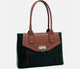 Women's Faux Leather Briefcase Classic Shoulder Satchel Handbags Purse
