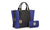 Fashion Stitching Color Large Tote Bag with Matching Wallet Dasein