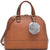 Dasein Patent Dome Zip Around Flat Bottom Fashion Hand Bag