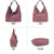 Women Vegan Leather Fashion Hobo Shoulder Bag with Shoulder Strap丨Dasein - Dasein Bags