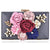 Women Flower Evening Bag Prom Cocktail Clutch with Pearl Beaded l Dasein - Dasein Bags