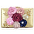 Women Flower Evening Bag Prom Cocktail Clutch with Pearl Beaded l Dasein - Dasein Bags