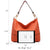 Large Corner Patched Hobo Bag - Dasein Bags