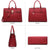 Classic Padlock Handbag with Matching Wallet - Dasein Bags