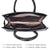 Fashion Embossed Pattern Padlock Handbag with Matching Wallet - Dasein Bags