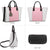 Fashion Stitching Color Large Tote Bag with Matching Wallet l Dasein - Dasein Bags