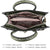 Fashion Embossed Pattern Padlock Handbag with Matching Wallet - Dasein Bags