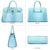 Fashion Embossed Pattern Padlock Handbag with Matching Wallet - Dasein Bags