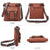 Leather Messenger Crossbody Bag - Dasein Bags