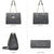 Women Fashion Chain Fashion Belt lock Tote Bags With Matching Clutch Dasein - Dasein Bags