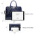 Fashion Pattern Embossed Handbag with Matching Wristlet l Dasein - Dasein Bags