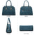 Top Handle Handbag with Matching Wristlet - Dasein Bags