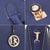 Solid-Color Emblem Tote Handbag - Dasein Bags