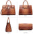 Fashion Embossed Pattern Padlock Handbag with Matching Wallet - Dasein Bags