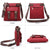 Leather Messenger Crossbody Bag - Dasein Bags