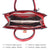Fashion Embossed Pattern Padlock Handbag with Matching Wallet - Dasein Bags