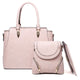 Womens Fashion Shoulder Bag Top Handle Satchel 3pcs Purse Set