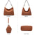 Large Corner Patched Hobo Bag - Dasein Bags