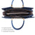 Embossed Pattern Top Handle Handbag with Matching Wallet - Dasein Bags