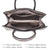 Fashion Embossed Pattern Padlock Handbag with Matching Wallet - Dasein Bags