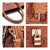 Fashion Embossed Pattern Padlock Handbag with Matching Wallet - Dasein Bags